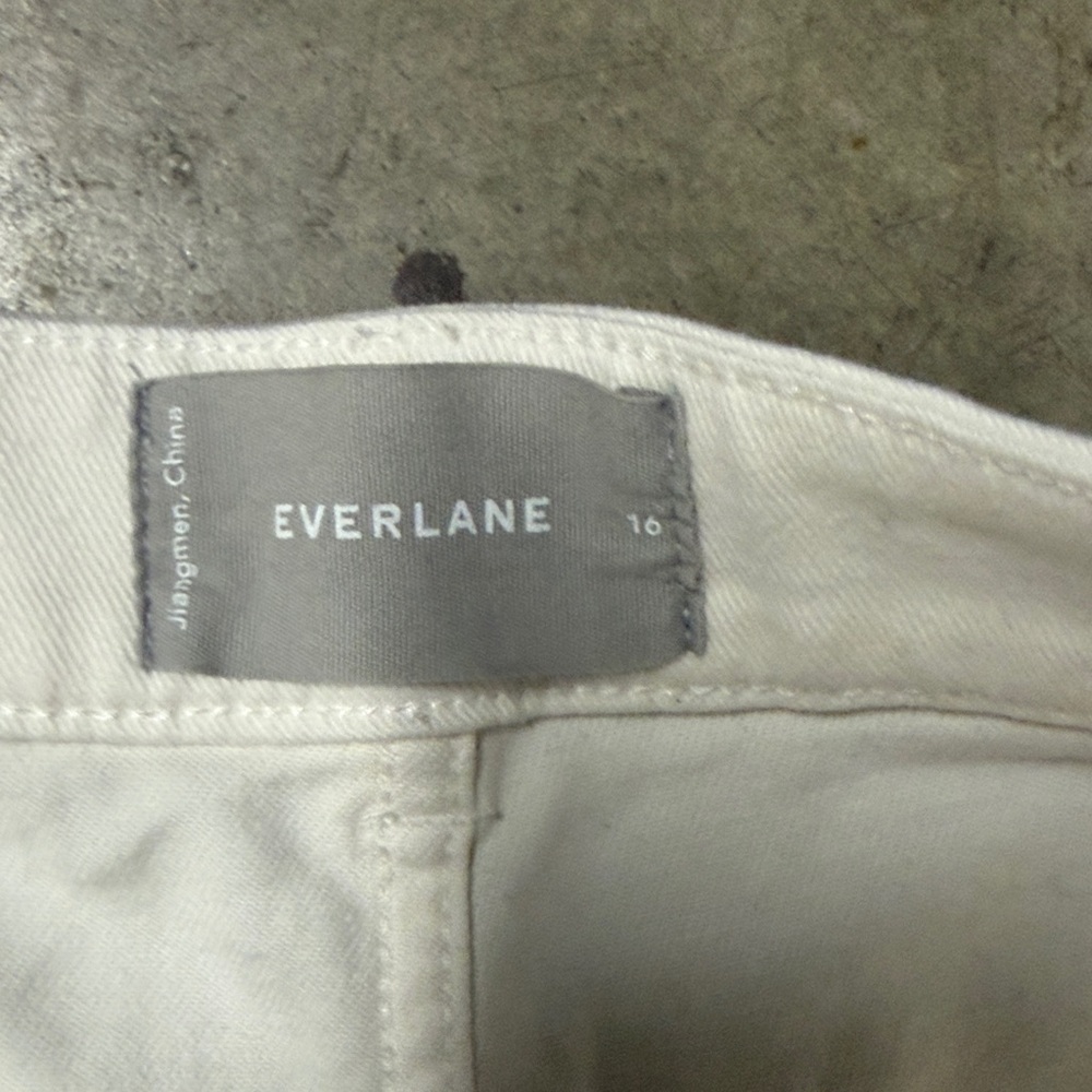 Everlane Women's Off-White Boot Cut Jeans - Picture 2 of 3